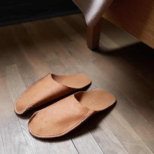 Minimalist Leather CP Slippers for Men & Women 